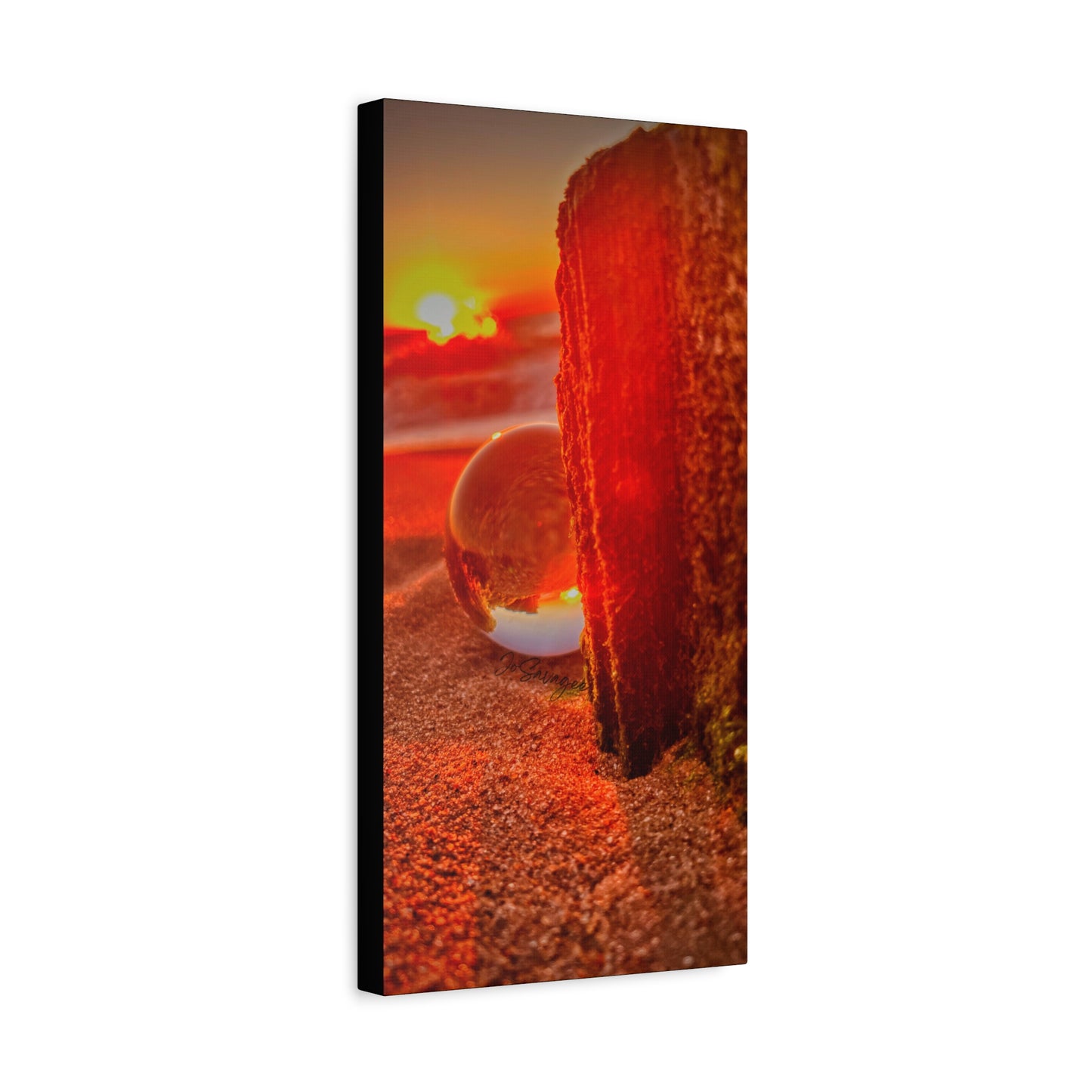"Life's a Beach" Sunrise Canvas