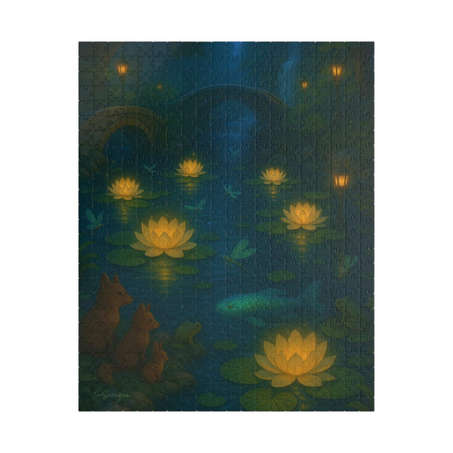 🌿 The Crystal Lily Pond (Puzzle 2 of 3: Fantasy Gardens Series)