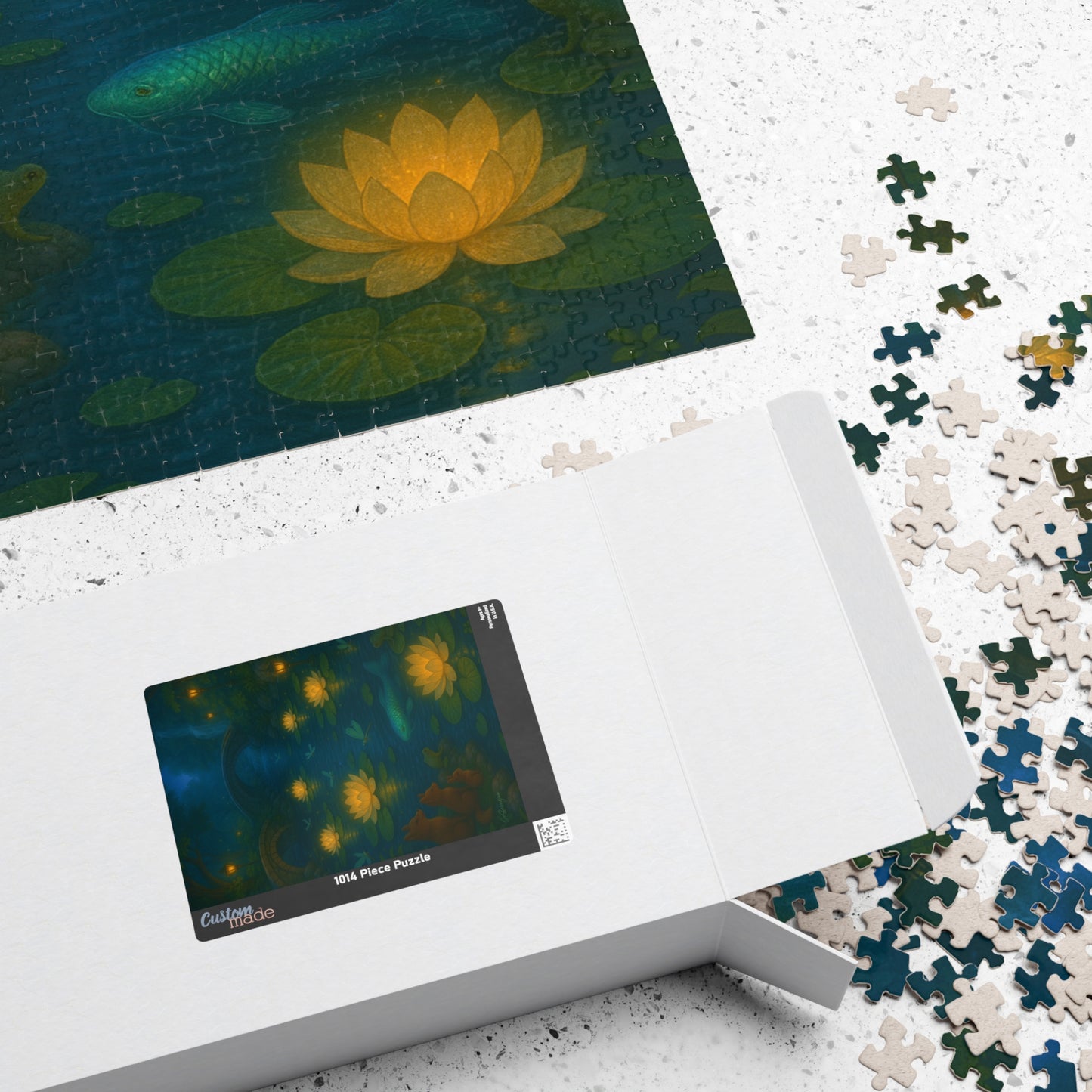 🌿 The Crystal Lily Pond (Puzzle 2 of 3: Fantasy Gardens Series)