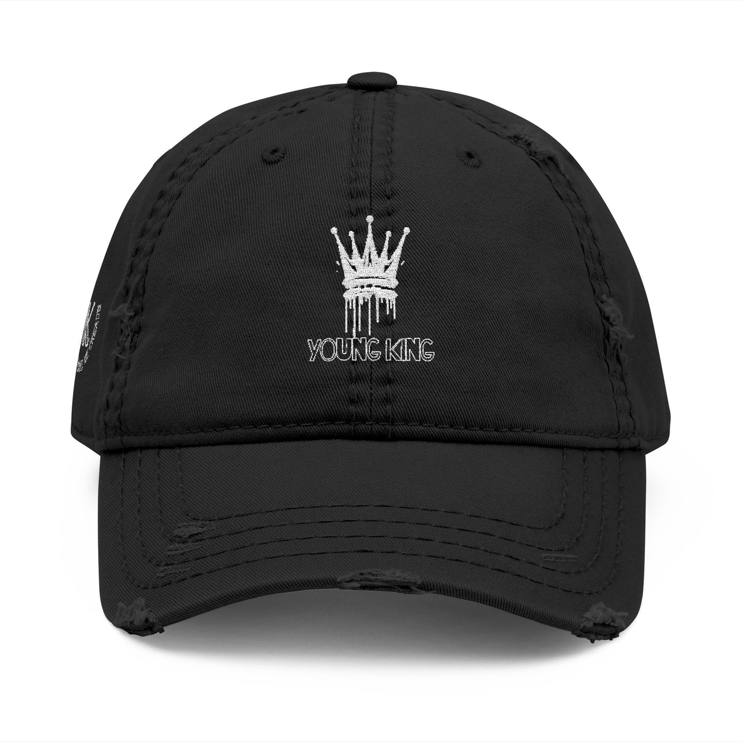 Young King Distressed Cap – Bold Casual Hat for Everyday Royalty