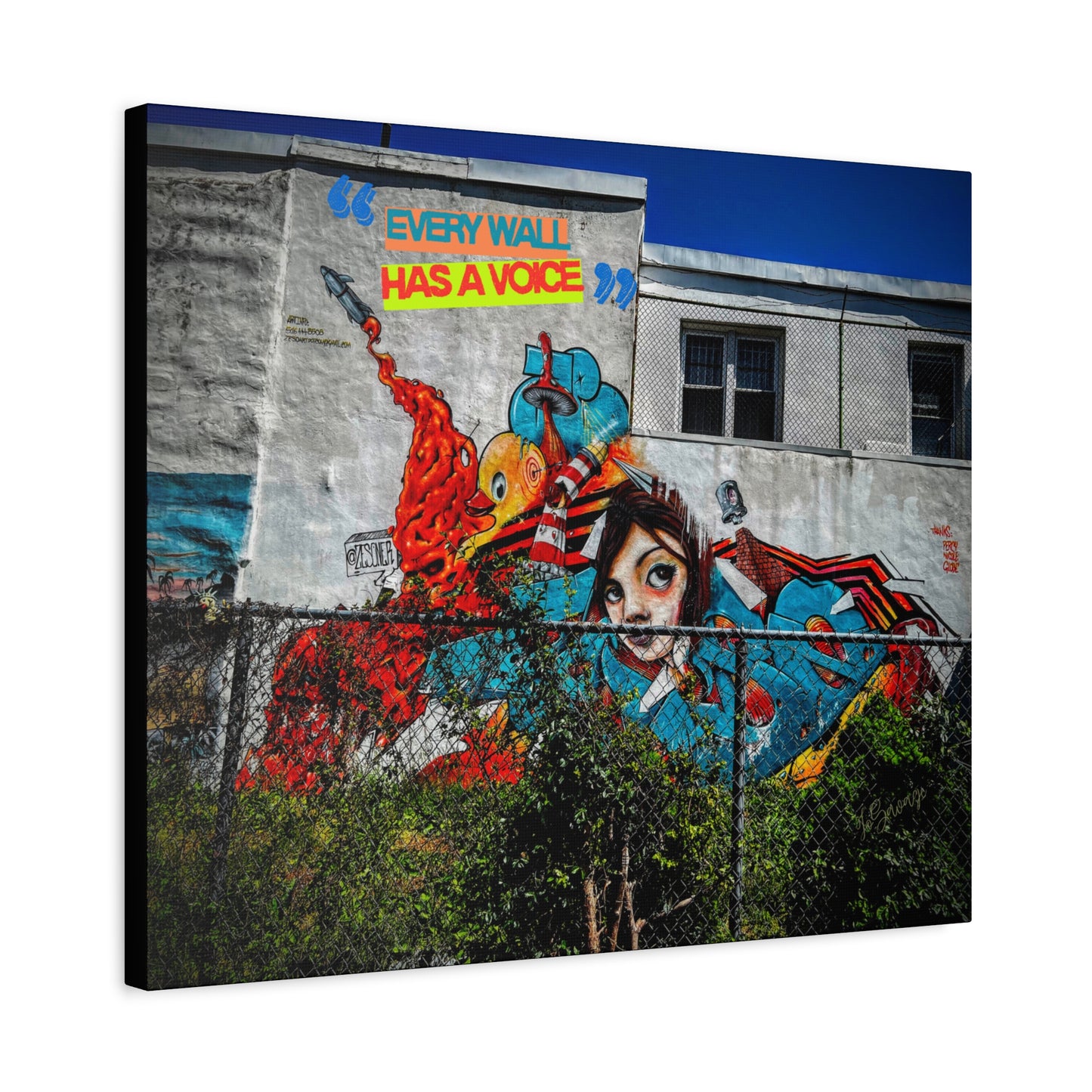Graffiti Dreams Matte Canvas | Urban Street Art Wall Décor