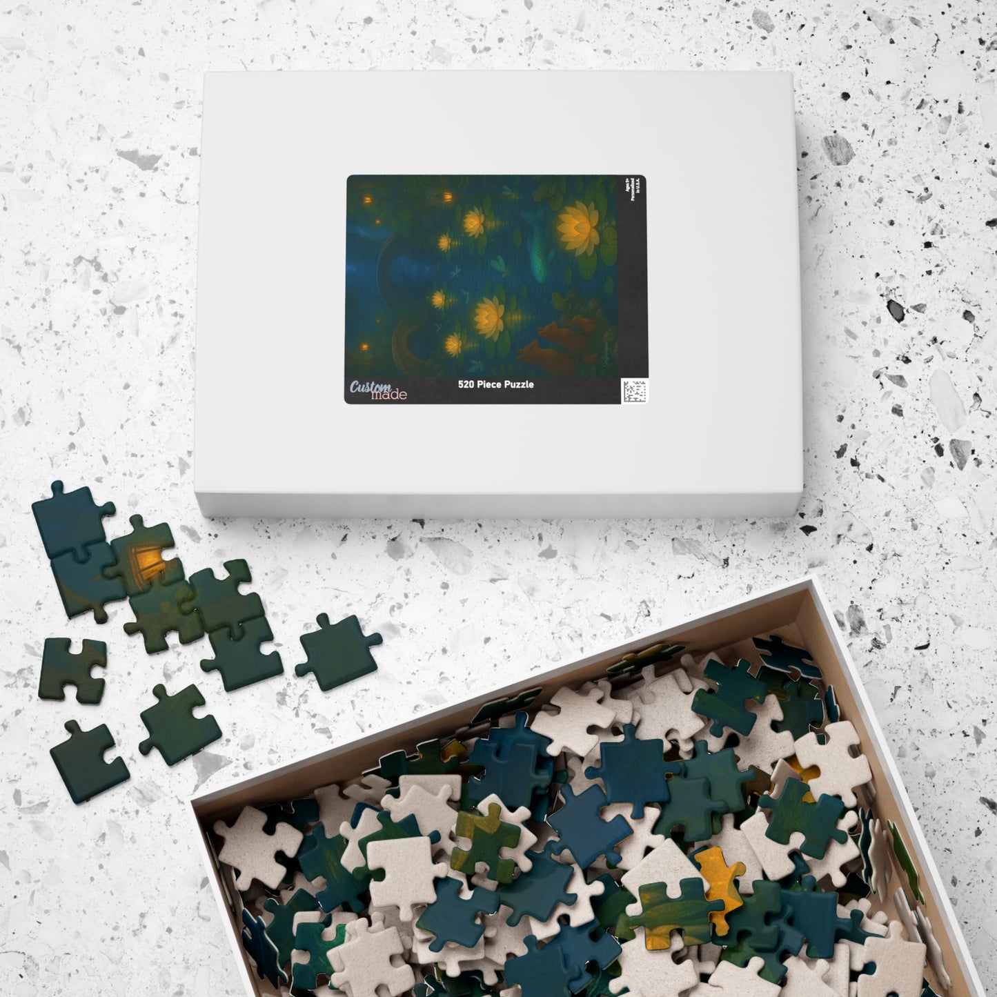 🌿 The Crystal Lily Pond (Puzzle 2 of 3: Fantasy Gardens Series)