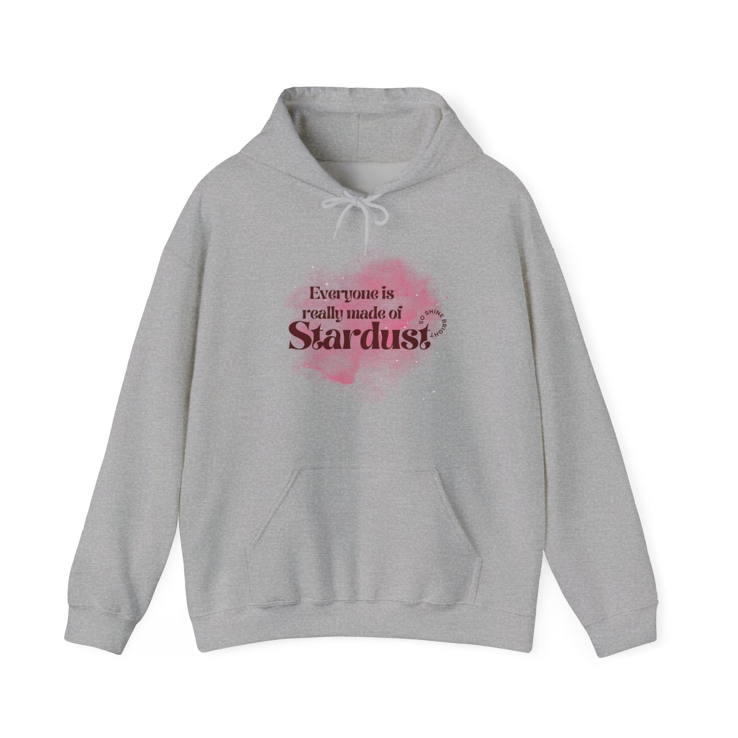 "Everyone is Really Made of Stardust" – Oversized Youth Graphic Hoodie | Made to Order Comfort & Inspiration
