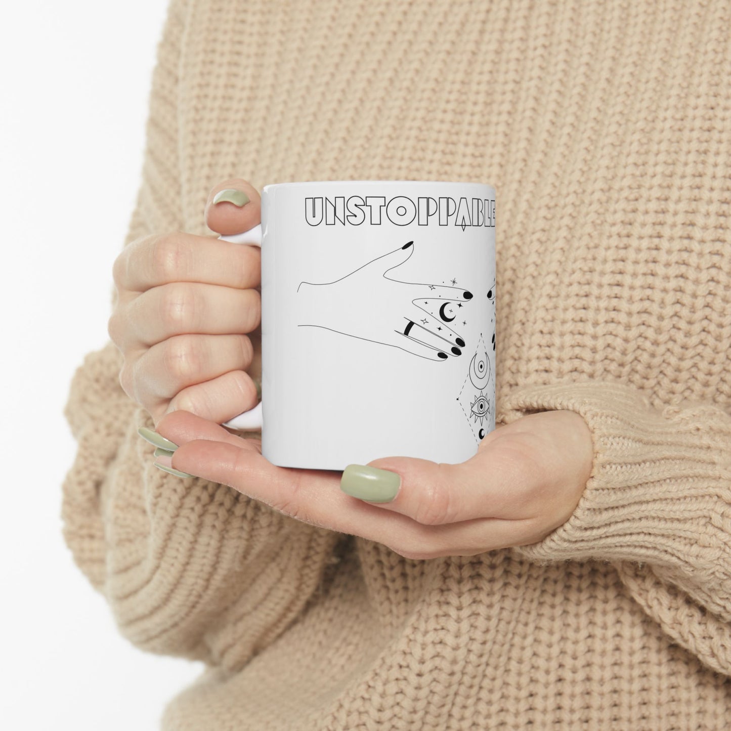 Unstoppable Energy Ceramic Mug, (11oz, 15oz)