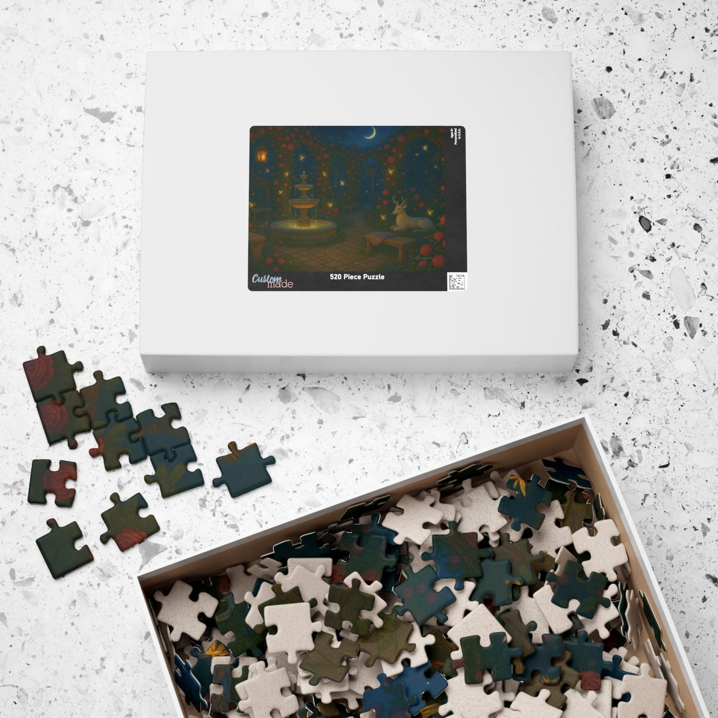 🌹 Enchanted Rose Courtyard (Puzzle 1 of 3: Fantasy Gardens Series)