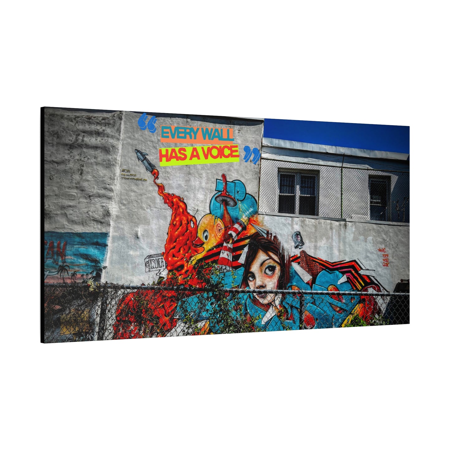 Graffiti Dreams Matte Canvas | Urban Street Art Wall Décor