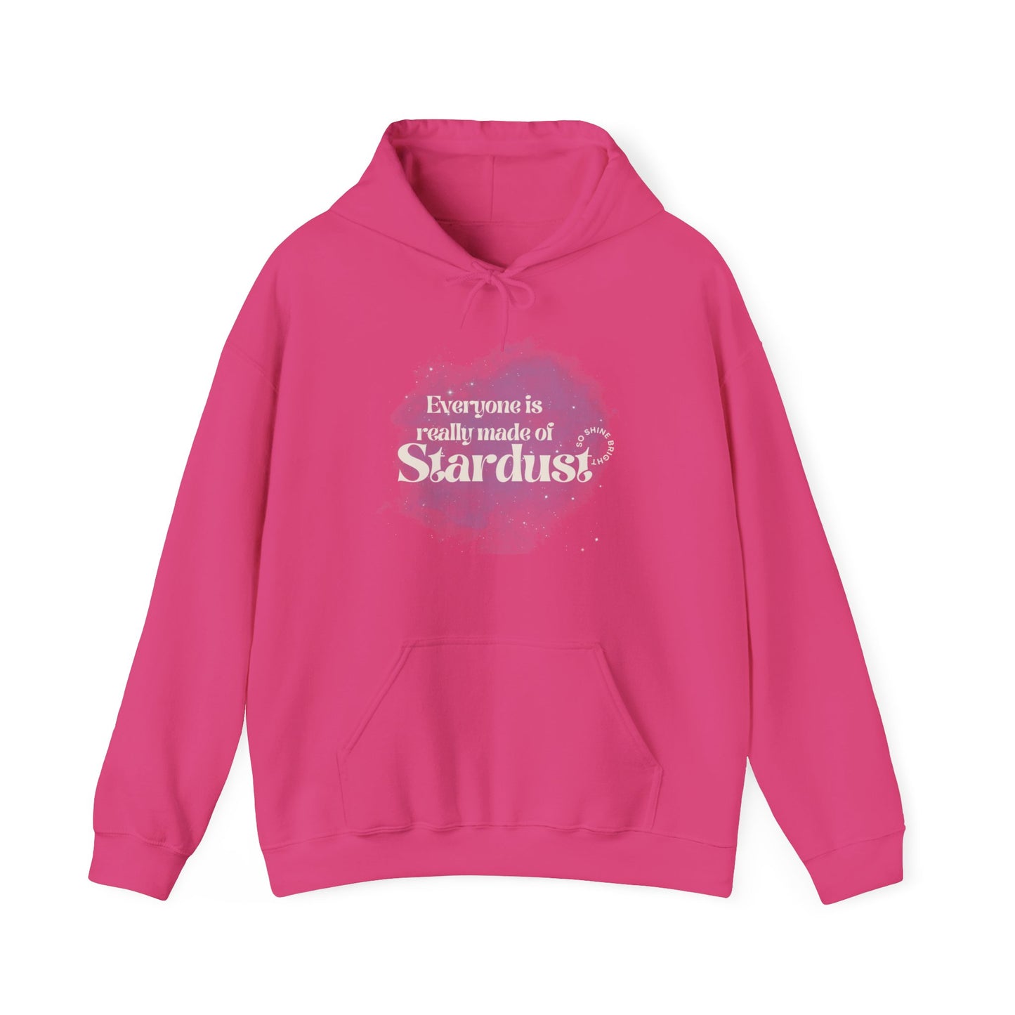 "Everyone is Really Made of Stardust" – Oversized Youth Graphic Hoodie | Made to Order Comfort & Inspiration
