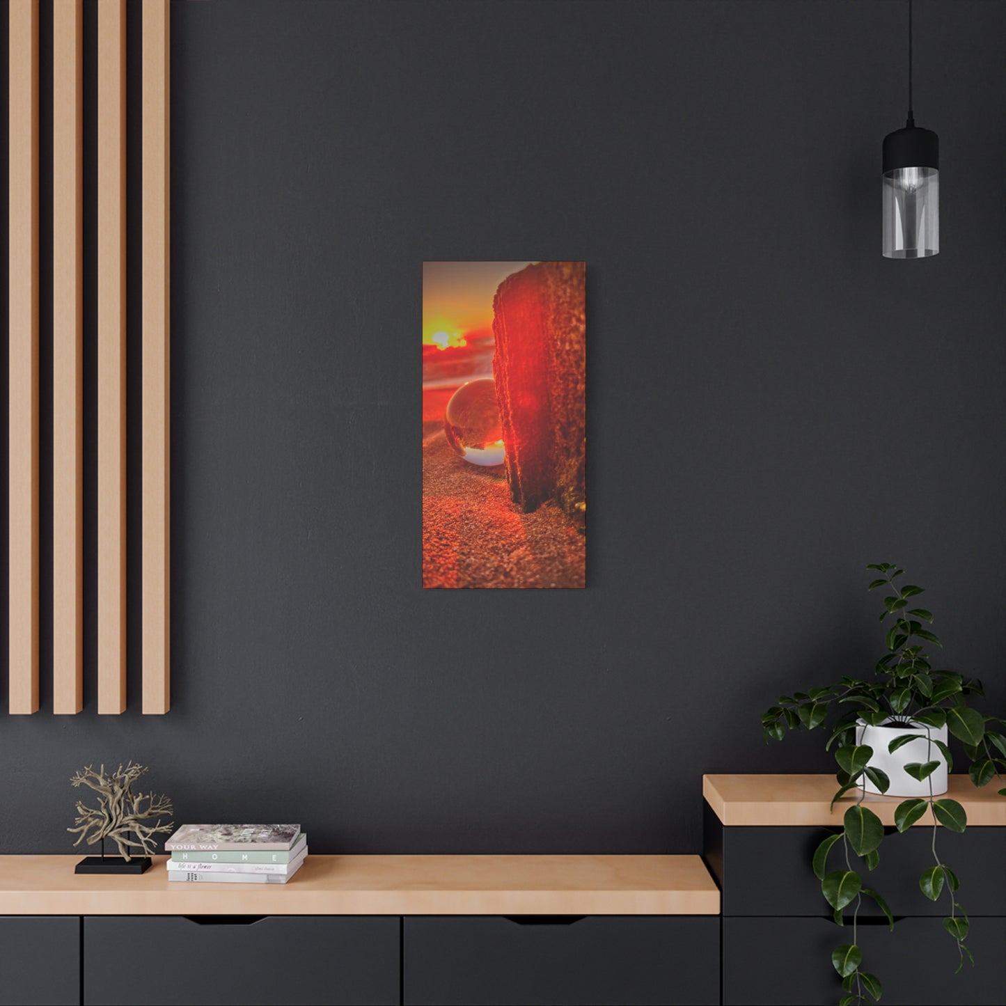 "Life's a Beach" Sunrise Canvas
