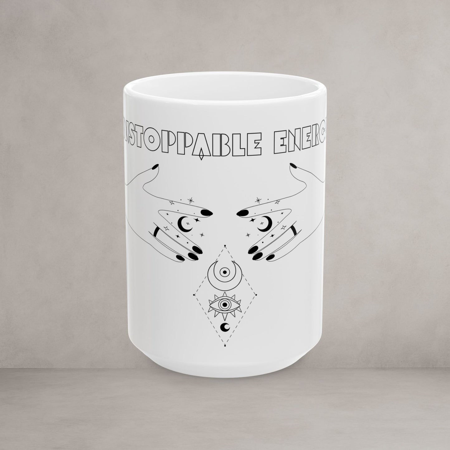 Unstoppable Energy Ceramic Mug, (11oz, 15oz)