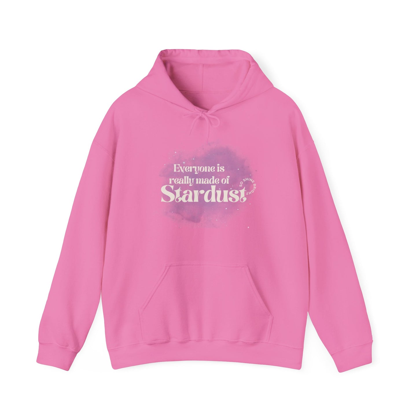 "Everyone is Really Made of Stardust" – Oversized Youth Graphic Hoodie | Made to Order Comfort & Inspiration