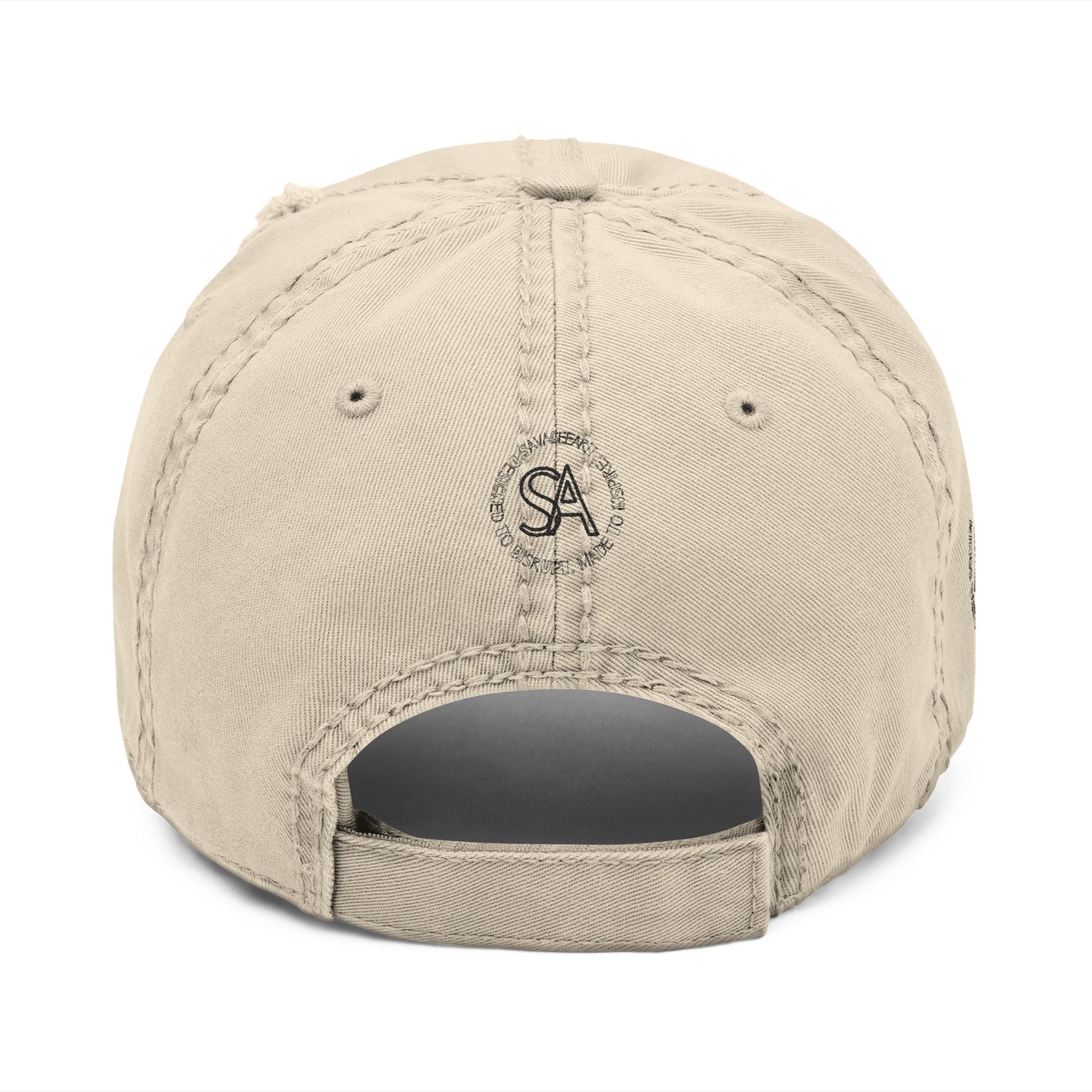 Young King Khaki Distressed Cap – Bold Casual Hat for Everyday Royalty