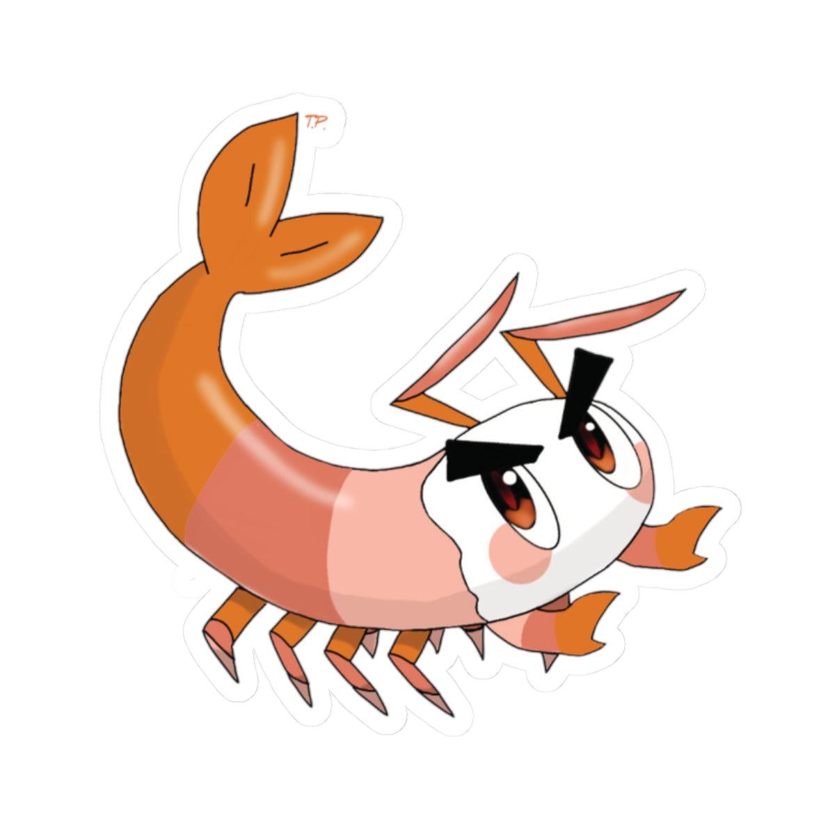 As Seen on TikTok: "Shriimpo as Tatsugirii” Sticker Mockup by Thorn_Puff Original Artist