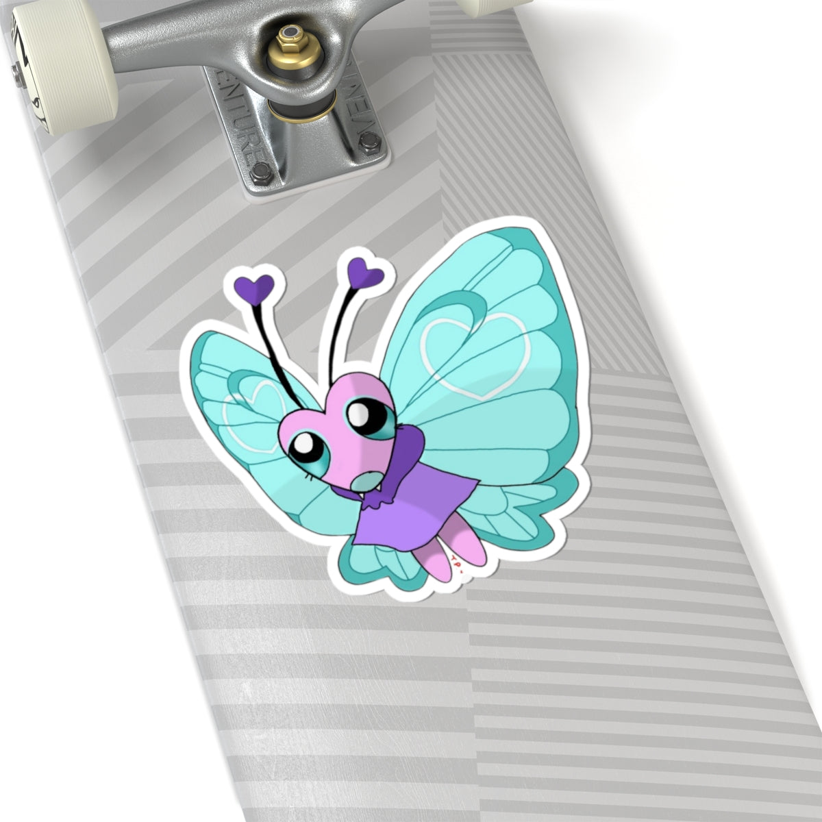 As Seen on TikTok: "Flutterr as Butterfrree" Fan Art Sticker Mockup by Thorn_Puff Original Artist