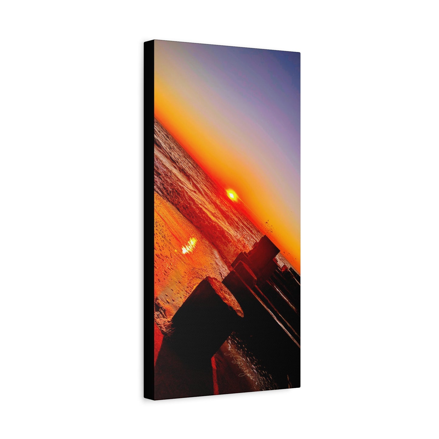 Pier'd Sunrise Canvas