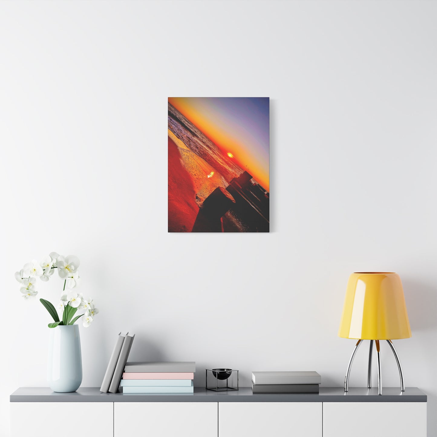 Pier'd Sunrise Canvas