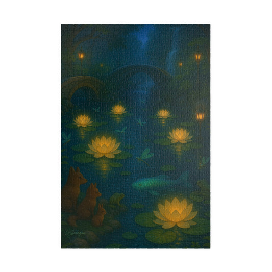 🌿 The Crystal Lily Pond (Puzzle 2 of 3: Fantasy Gardens Series)