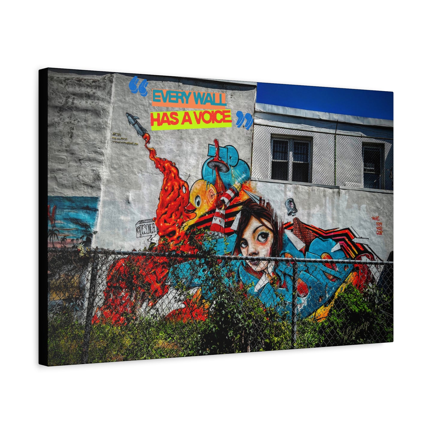 Graffiti Dreams Matte Canvas | Urban Street Art Wall Décor